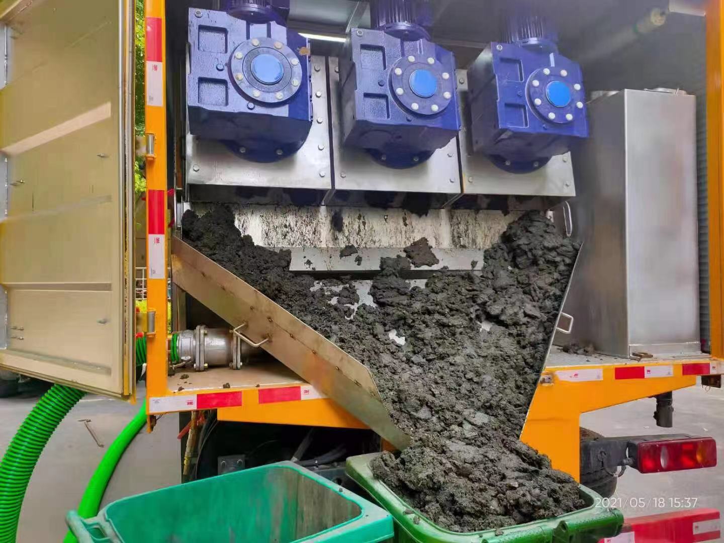 新津化粪池清掏城市维护站-泥浆净化干湿分离处理